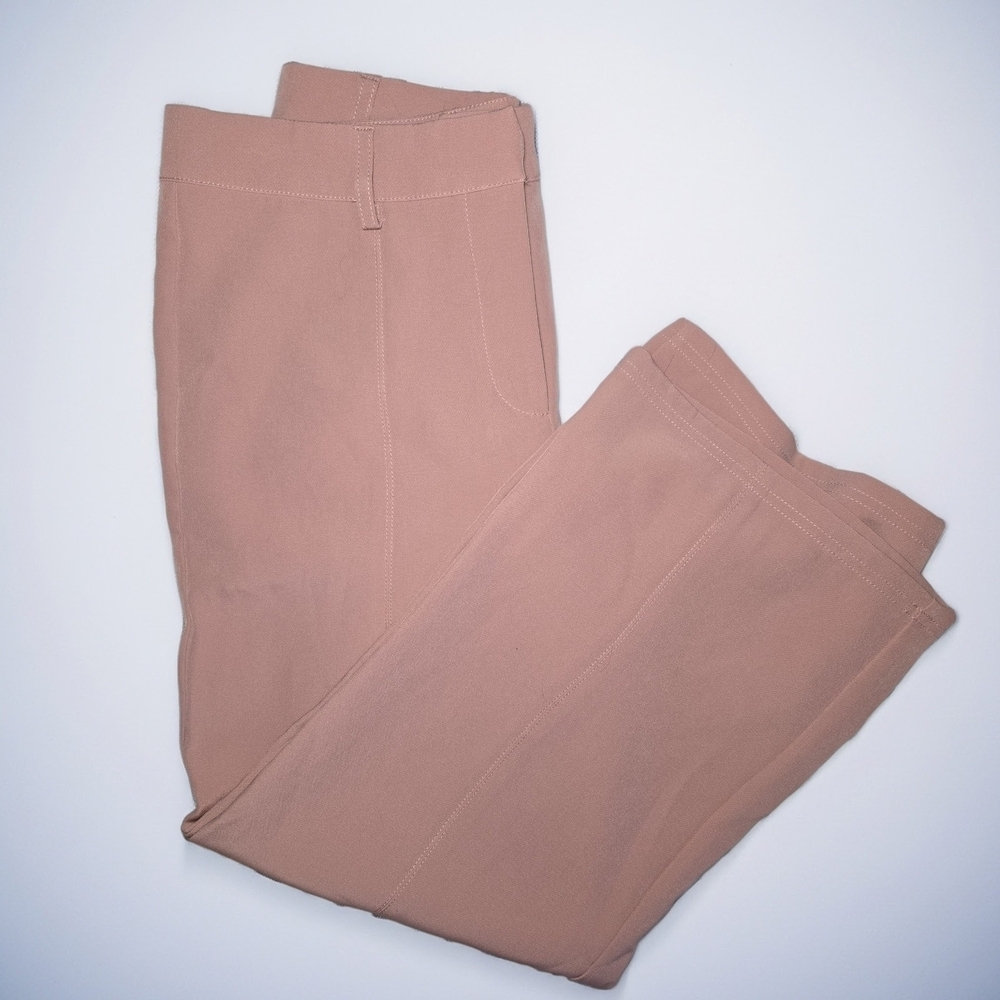 Avec Les Filles Mauve Cropped Wide Leg Trousers - Size 6